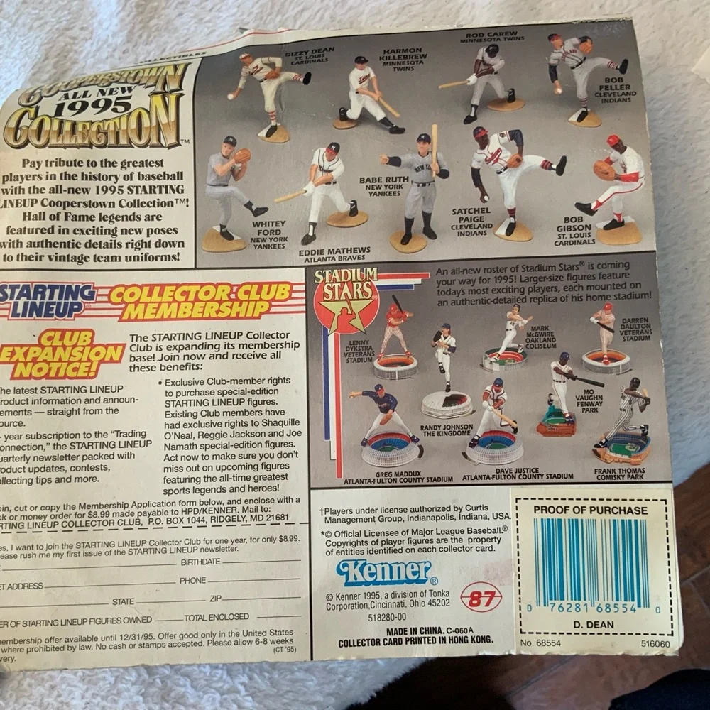 Dizzy dean starting lineup 1995. SKU 2369 - Picture 2 of 2